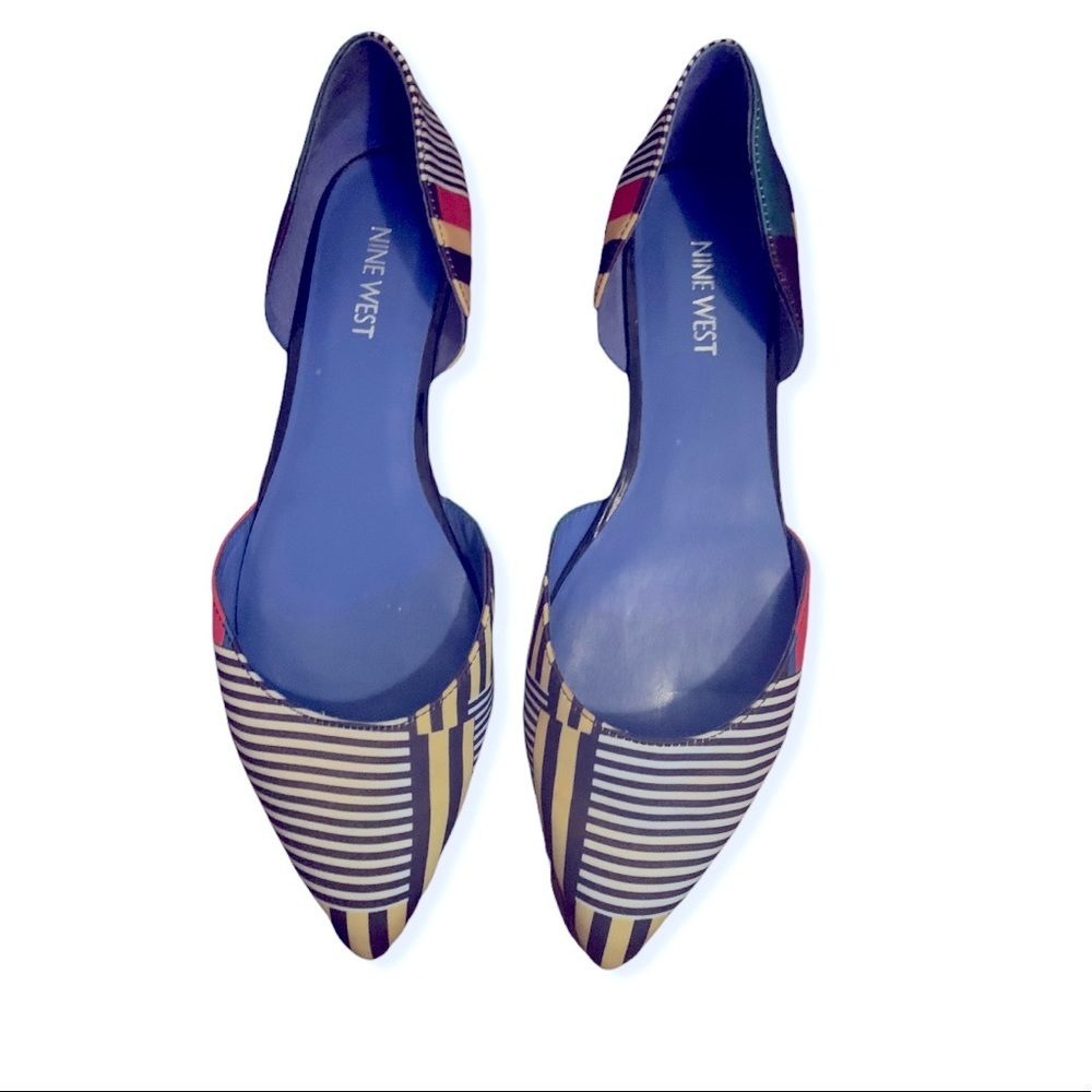 Nine West Mixed Print Ballet Flat size